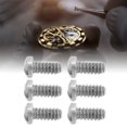 thumbnail image 1 of 6pcs Watch Back Cover Screw Replacement Accessory Repair Parts, Steel Material, Simple Operation For Mechanical Watch, 1 of 8
