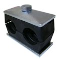 thumbnail image 1 of Abrazadera para Tubería Serie Twin Behringer de Polipropileno para Tubo de 1/2", 1 of 1