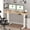 Maple, variant on FitStand 60"x24" Home Office Height Adjustable Standing Desk with Hooks, Ergonomic Electric 2-Stage Stand Up Computer Desk, White and Black