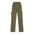 thumbnail image 4 of CQONEPT Mens Cargo Pants Corduroy Workouts Lounge Tactical Pants Athletic Running Trousers with Multi Pockets Army Green 2XL, 4 of 7