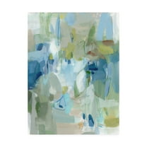 Trademark Fine Art 'Lakeside Abstract' Canvas Art by Christina Long