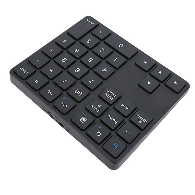 35 Keys Number Pad for Laptop Numeric Keyboard, 2.4G BT5.0 BT3.0 Keypad with Receiver for OS X, Smartphone, Desktop, Tablet, OS X Pro Air