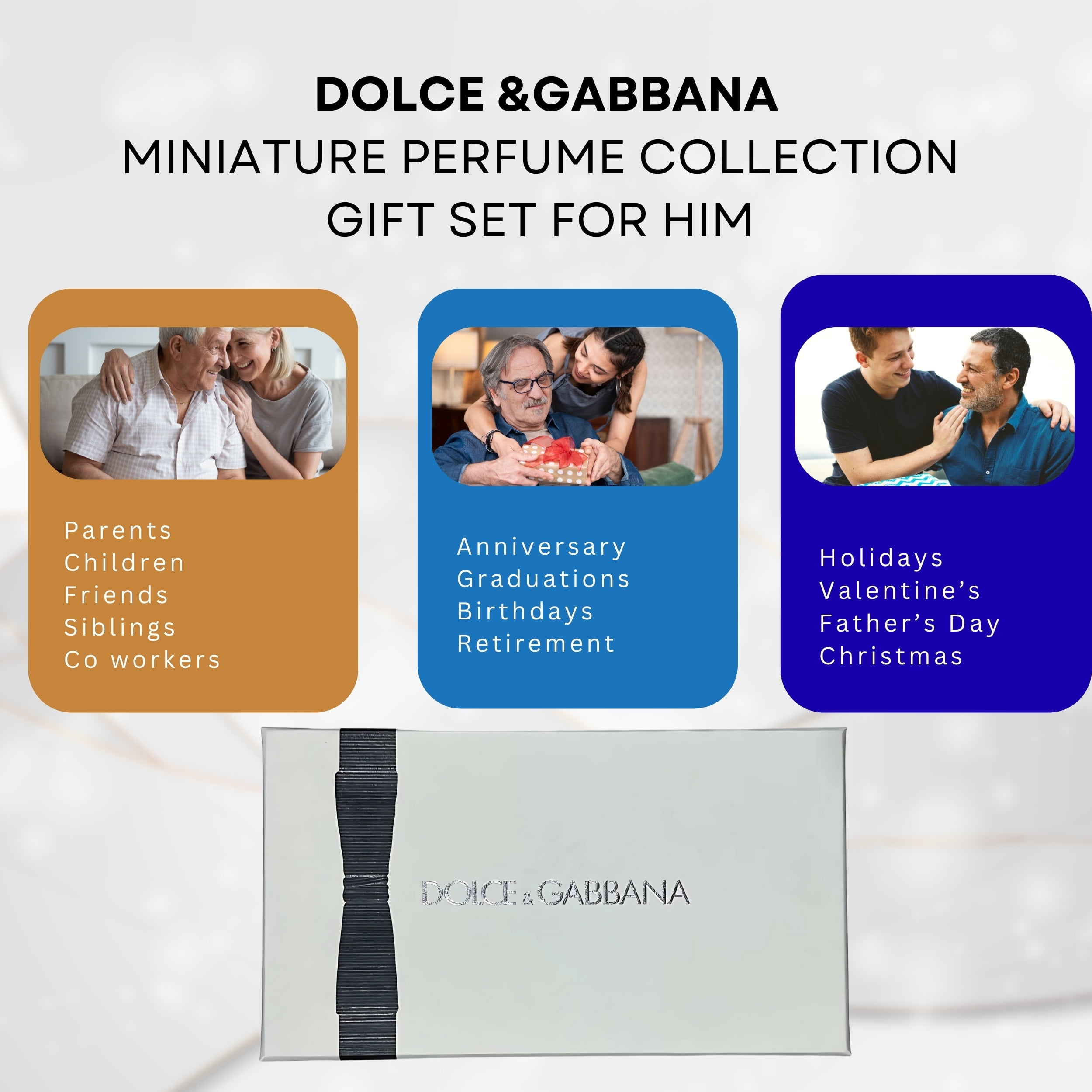 Dolce & Gabbana by Dolce & Gabbana, 4 Piece Set for Men - Walmart.com