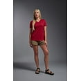 thumbnail image 2 of Expert Brand USA-Made Women's Oxymesh™ Athletic V Neck T-Shirt, Red, XXL, 2 of 6