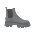 thumbnail image 2 of Sam Edelman Womens Daelyn Leather Lug Sole Ankle Boots Gray 9 Medium (B,M), 2 of 3
