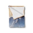 thumbnail image 2 of Winter Soft Flannel Fleece Throw Blanket, Landscape Photography Snowy Mountains Pine Trees Foggy Weather, Cozy Plush for Indoor and Outdoor Use, 50" x 60", Caramel White Black, by Ambesonne, 2 of 6