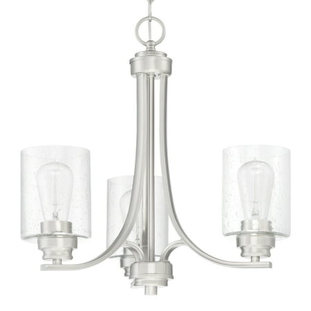 

Craftmade 50523 Bolden 3 Light 18 Wide Chandelier - Nickel