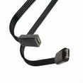 thumbnail image 6 of 90 Degree Angled Micro USB Extension Cable Flat Silicone Charging Data Cord For Smartphones Tablets Cameras, 6 of 10