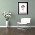thumbnail image 3 of Trademark Fine Art 'It's Pretty Cold Outside' Canvas Art by Robert Farkas, White Matte, Black Frame, 3 of 4