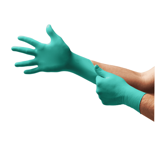 Microflex CHEM3 93-260RP Nitrile and Neoprene Gloves - Disposable, Chemical Resistant, Size Large (pack of 6)