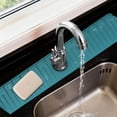 thumbnail image 5 of Kitchen Sink Faucet Mat, 2026 New Foldable Faucet Mat for Kitchen Sink,Silicone Faucet Guard & Draining Mat Keep Countertops Dry Splash Guard(6"×30",Green), 5 of 6