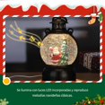 thumbnail image 3 of CM-TOP | Caja de música con Farol de Nieve navideño Iluminado | Adorno Artesanal para Fiestas y decoración | (Esfera Santa Claus), 3 of 5