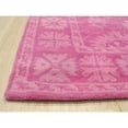 thumbnail image 2 of EORC Pink Hand-Tufted Wool Traditional Overdyed Rug, 7'9 x 9'9, 2 of 5
