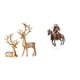 thumbnail image 1 of Escultura de ciervo, estatua de resina acrílica, adorno animal, figura de caballero, decoración de estante, letrero de mesa, ideal para regalar, decor, 1 of 8