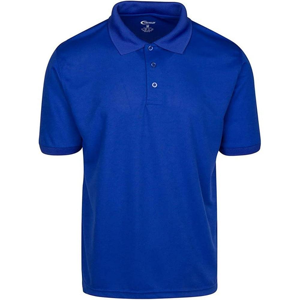 Premium - Premium Boys High Moisture Wicking Polo T Shirts - Walmart ...