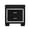 Black, variant on Modern 2-Drawer Nightstand with Crystal Pulls / Suits Bedroom Use
