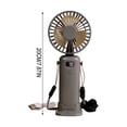 thumbnail image 3 of Sentmoon Travel Fan Portable Fan Portable Handheld Fan Rechargeable Mini Fan with Digital Display 3 Speed Small Fan for Travel Office Outdoor, 3 of 7