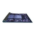 thumbnail image 2 of Ahgly Company Indoor Square Abstract Blue Contemporary Area Rugs, 8' Square, 2 of 4