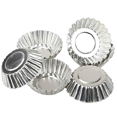 

Egg Tart Mold Baking Cups Tins 50Pcs Mini Pie Pans Muffin Baking Cups Cupcake Cake Cookie Lined Mould Tin Baking Tool