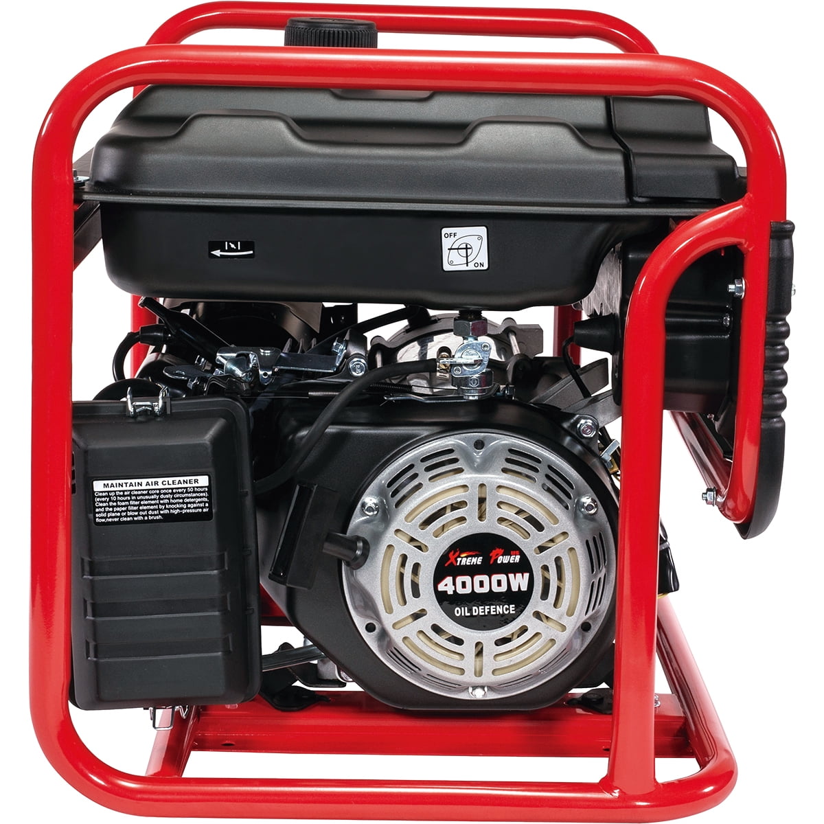 XtremepowerUS 4000-Watt Gas-Powered Generator Engine Camping 4 Cycle Gasoline Air Cooled OHV (EPA)