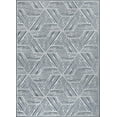 thumbnail image 2 of JONATHAN Y WASHABLE 5 x 8 Area Rug, Vector Coastal Geometric - Blue/Cream, WSH313A-5, 2 of 9