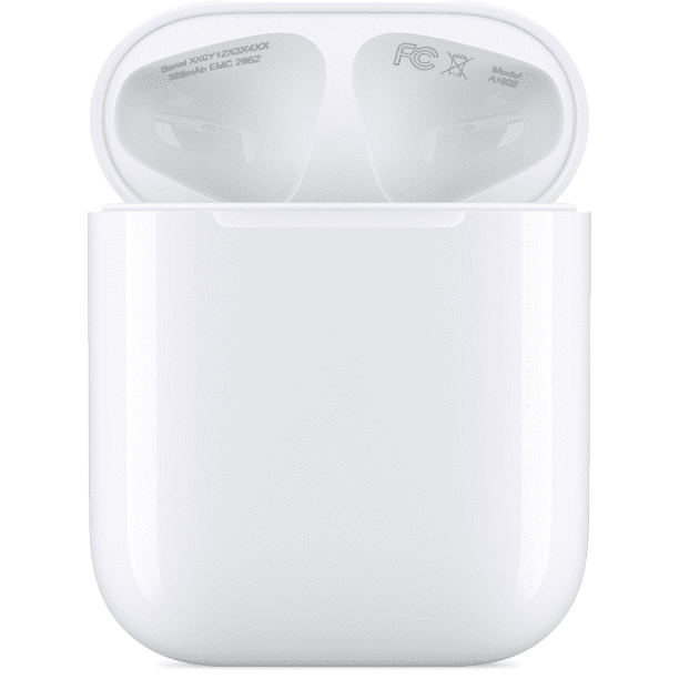 eksplosion Dyrke motion Sinis Apple AirPods Used 2nd Generation Select Replacements Lightning Charging  Case - Walmart.com