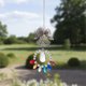 thumbnail image 3 of Gwong Decoración hogareña SunCatcher Angel Heart Faux Crystal Window Coche colgante colgante con cuentas de oliva Gwong 21058781, 3 of 7