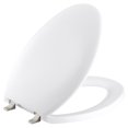 thumbnail image 2 of KOHLER K-4685-BN-0 BANCROFT EB TOILET SEAT W/ VIBRANT BRUSHED NICKEL HINGES, 2 of 2