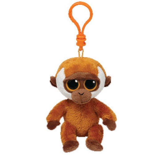 Ty Beanie Boos Bongo The Baby Monkey Solid Eye Color Plastic Key Clip 3 Inch Walmart Com Walmart Com