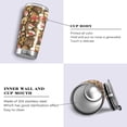 thumbnail image 3 of Christmas Tumbler Gingerbread Cute Insulated Coffee Cup Back to School Beverage Container Office Travel Mug with Straw and Lid 20oz Holiday New Year Gift, 3 of 5
