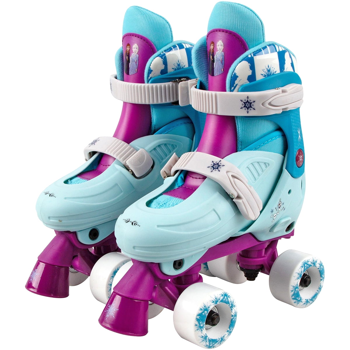 PlayWheels Kid's Classic Quad Roller Skates Size Frozen II 1013