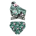thumbnail image 2 of vastwit Kids Girls 2Piece Bikini Swimsuit One Shoulder Swim Top with Bottoms Rash Guard Swimwear Set Lily 12, 2 of 5