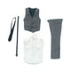 thumbnail image 5 of Ropa de Muñeca masculina 1/6 Sunnimix Chaleco de hombre Pantalones Gris Ropa de soldados masculinos, 5 of 8