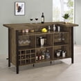 thumbnail image 5 of Lampton Rustic Oak Freestanding Home Bar, 5 of 5