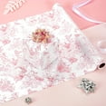 thumbnail image 3 of Pink Flower Gift Wrapping Paper Roll - 1 Roll 17”x 33 ft Pink Vintage Floral Wrapping Paper Bridal Shower Wedding Wrap Supply Baby Shower Wrapping Paper for Girls Birthday, 3 of 14