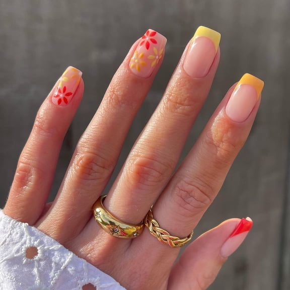 Color French Edge Nail Stickers