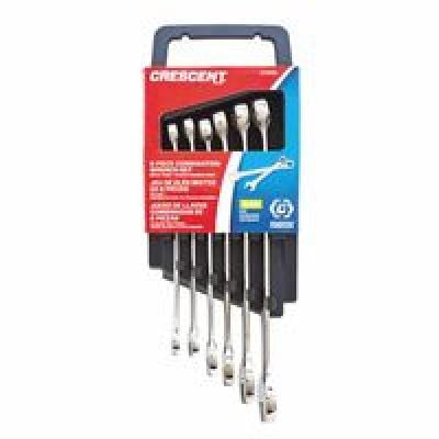 Crescent Brand CCWS1 6 Pc. Metric Combination Wrench Set