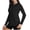 Black, variant on Babysbule Women's UPF 50 Long Sleeve Sun Protection Top, Lightweight Raglan Sleeve Athletic Shirt with Thumb Hole for Hiking and Running
