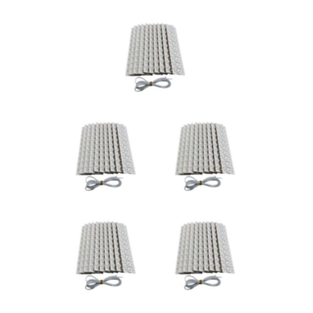 Methold Perlas de luz para lámpara LED - Luz de lámpara LED de diodo emisor de luz conveniente y práctica con luz LED óptica 6V 100PCS + Type2 NO2