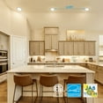 thumbnail image 5 of 24 Pack Premium 18W 8-Inch Ultra-Thin LED Recessed Light with J-Box, 2700K Soft White, Dimmable Slim Panel Downlight, Satin Nickel, 5 of 7