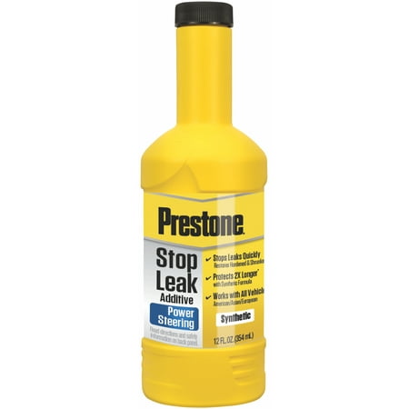 Prestone Premium Full Synthetic Power Steering Stop Leak, 12 oz