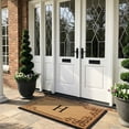 thumbnail image 5 of A1 Home Collections Natural Coir & Rubber Door Mat, Long-Lasting Entrance Doormats for Front Door, Thick & Non-Slip Durable Outdoor Entry Mat 36" x 72", 5 of 7