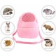 thumbnail image 4 of Bolsa para mascotas, bolsa de transporte para hámster, bolsa de viaje con bandolera, 4 of 5