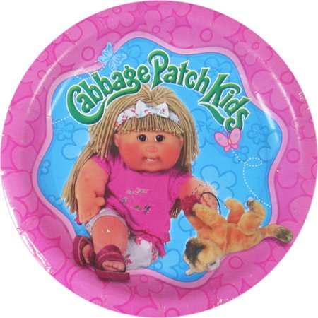 Cabbage Patch Kids Large Paper Plates 8ct Walmart Com