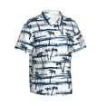 thumbnail image 2 of Balery Retro Coconut Tree Print Men's Hawaiian Shirts Short Sleeve Beach Shirt Relaxed Fit Vacation Button Down Shirts-Medium, 2 of 9