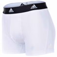 thumbnail image 3 of adidas Calzoncillos para hombre, pack de 6 - Trunks, Active Flex Cotton, Logo, Solid Colour Negro/gris/blanco L (Large), 3 of 7
