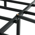 thumbnail image 5 of Lusimo 18" Heavy Duty Full Metal Bed Frame No Box Spring Needed and Noise-Free Mattress Foundation Full Size, Black, 5 of 9