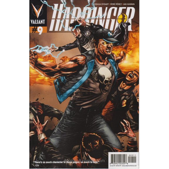 Harbinger (2nd Series) #9 VF ; Valiant Comic Book