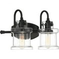 thumbnail image 2 of 2 Light Transitional Vanity Light Fixture-Earth Black Finish Bailey Street Home 71-Bel-3300205, 2 of 4