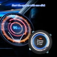thumbnail image 2 of Ignition Car Alarm System One Click Start System Push to Start Ignition One Click Stop Button Kit Keyless Start System for Most DC12V Cars, 2 of 7